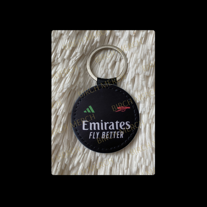 Arsenal 2024/25 Away Kit Round Keyring 5cm