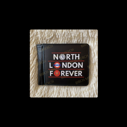 Arsenal North London Forever PU Material Wallet 10cm x 9.5cm