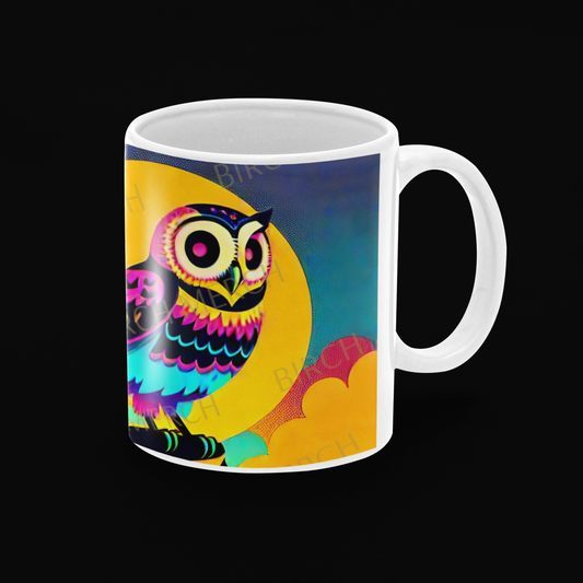 Owl 11oz (330ml) Mug Full Wrap Design 1