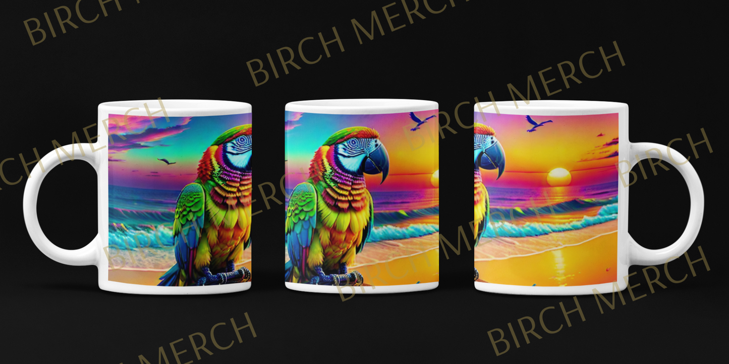 Parrot 11oz (330ml) Mug Full Wrap Design 1