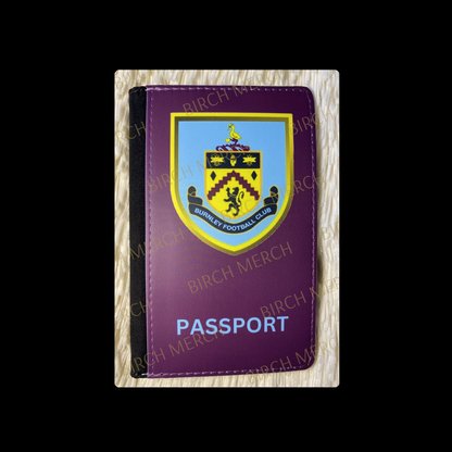 Burnley Badge PU Material Passport Holder Wallet 15cm x 10cm