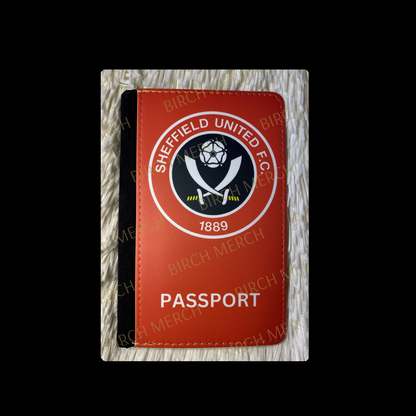 Sheffield United Badge PU Material Passport Holder Wallet 15cm x 10cm