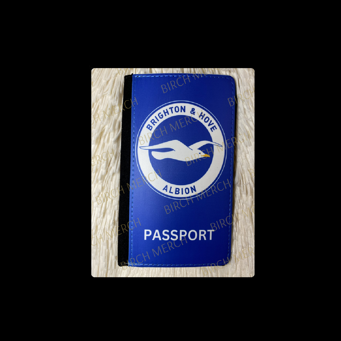 Brighton Badge PU Material Passport Holder Wallet 15cm x 10cm