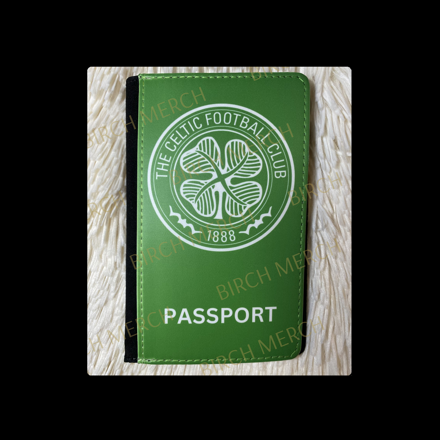 Celtic Badge PU Material Passport Holder Wallet 15cm x 10cm