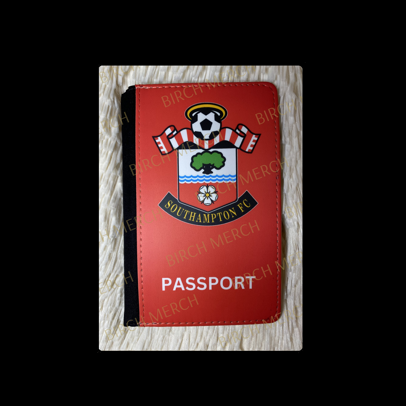 Southampton Badge PU Material Passport Holder Wallet 15cm x 10cm