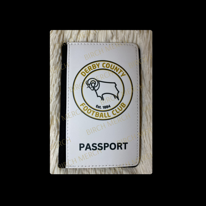 Derby County Badge PU Material Passport Holder Wallet 15cm x 10cm