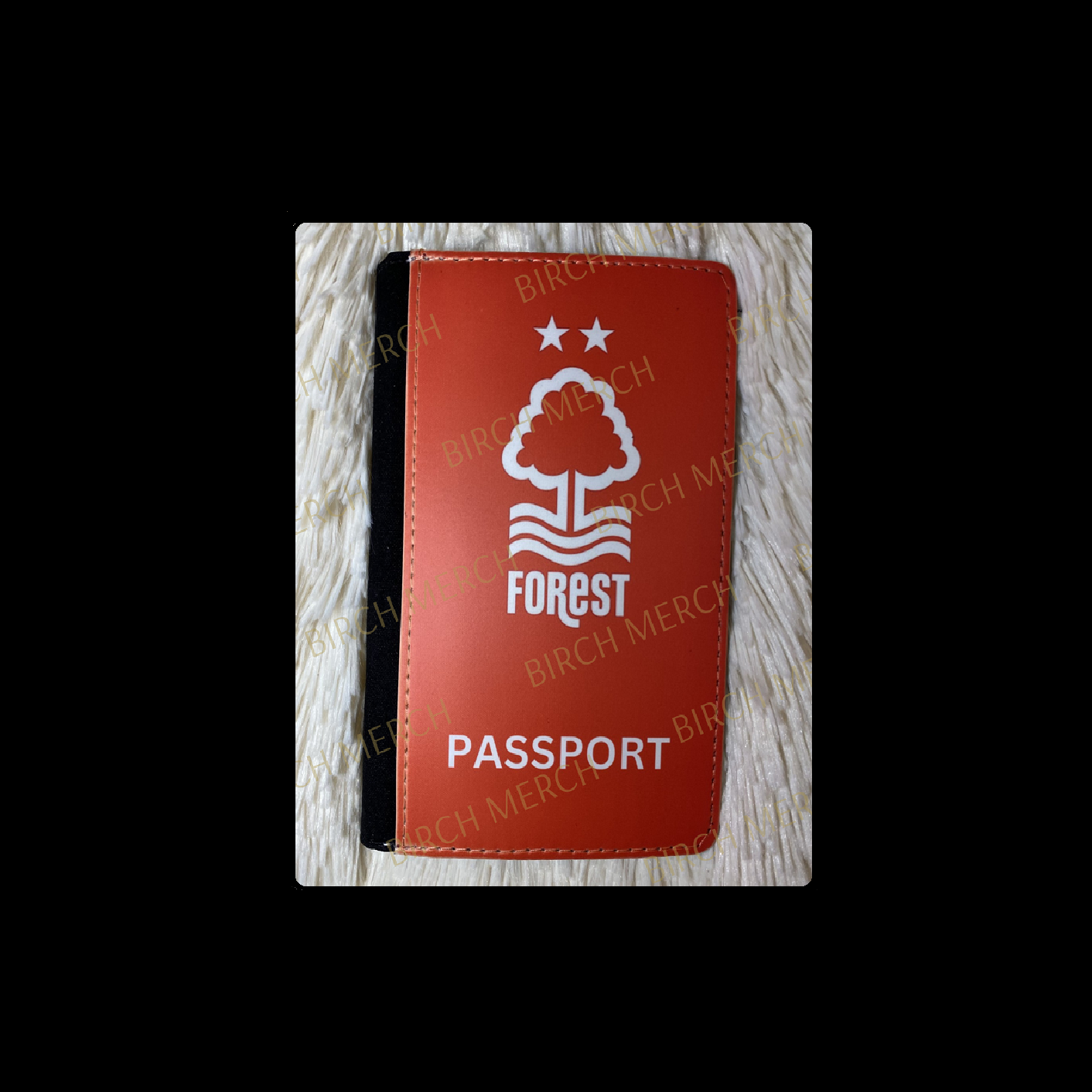 Nottingham Forest Badge PU Material Passport Holder Wallet 15cm x 10cm