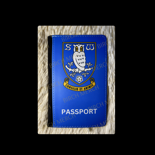 Sheffield Wednesday Badge PU Material Passport Holder Wallet 15cm x 10cm