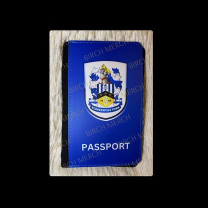 Huddersfield Town Badge PU Material Passport Holder Wallet 15cm x 10cm