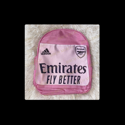 Arsenal 2022/23 Third Kit Pink Canvas Backpack 33cm x 31cm