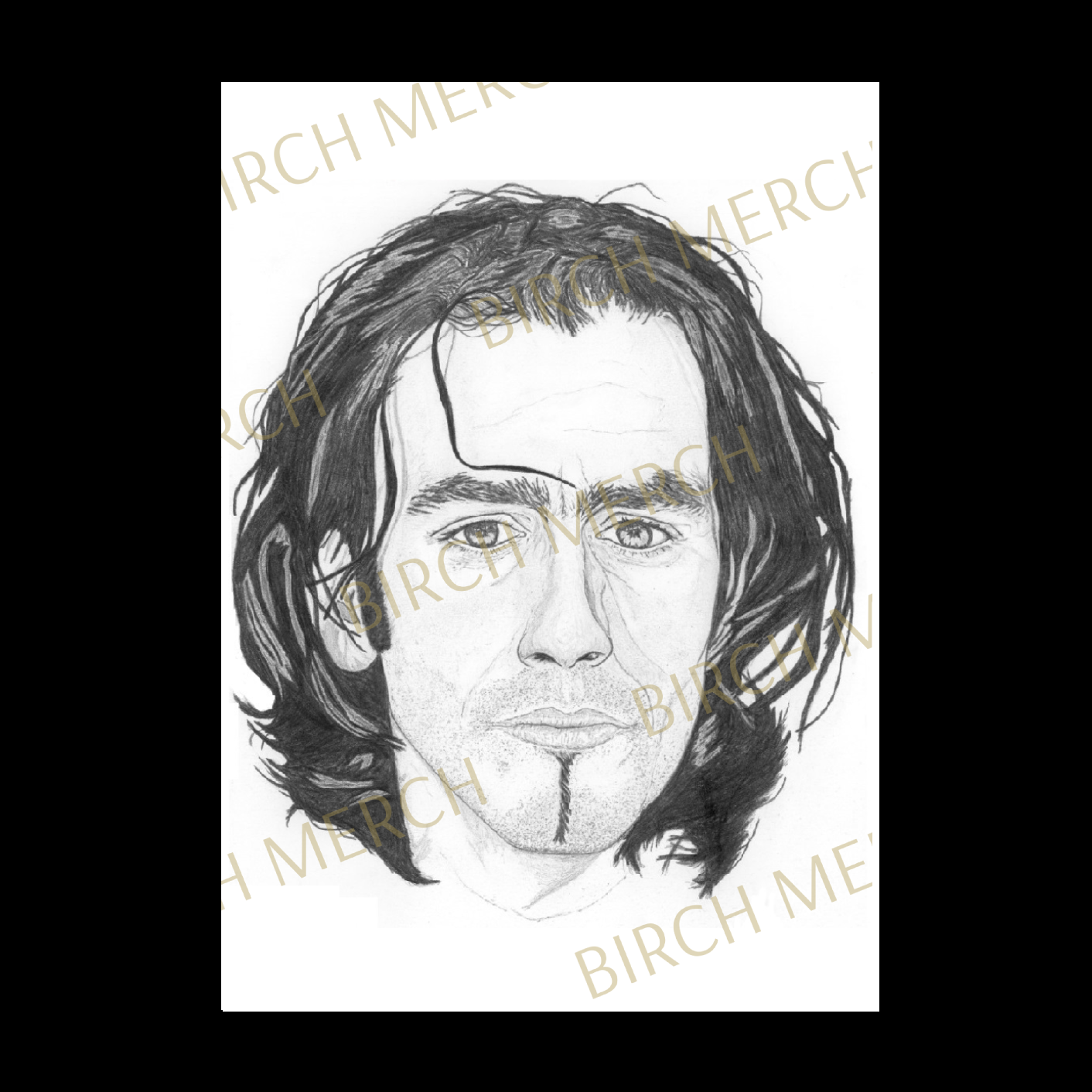 Arsenal Legends Robert Pires Portrait Print