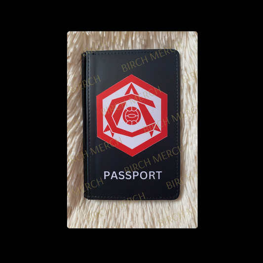 Arsenal Red & White 1936-1949 Badge PU Material Passport Holder Wallet 15cm x 10cm