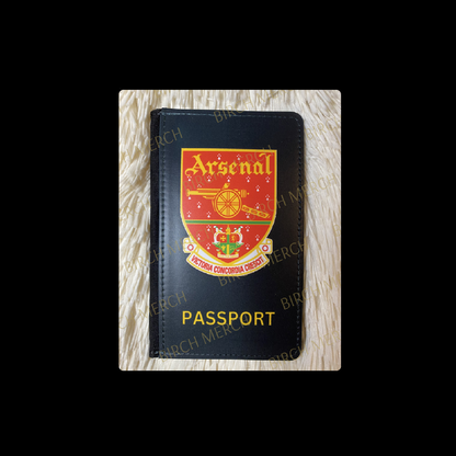 Arsenal 2001-2002 Badge PU Material Passport Holder Wallet 15cm x 10cm