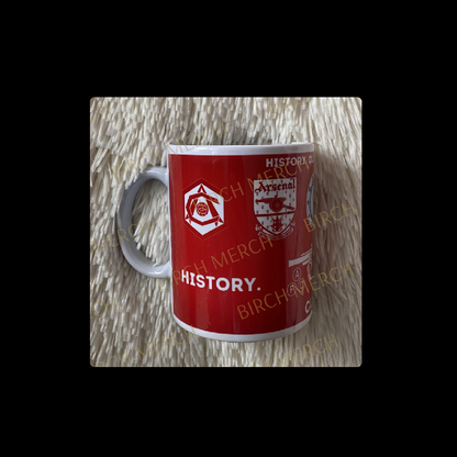 Arsenal History. Class. Tradition. 11oz (330ml) Mug Full Wrap