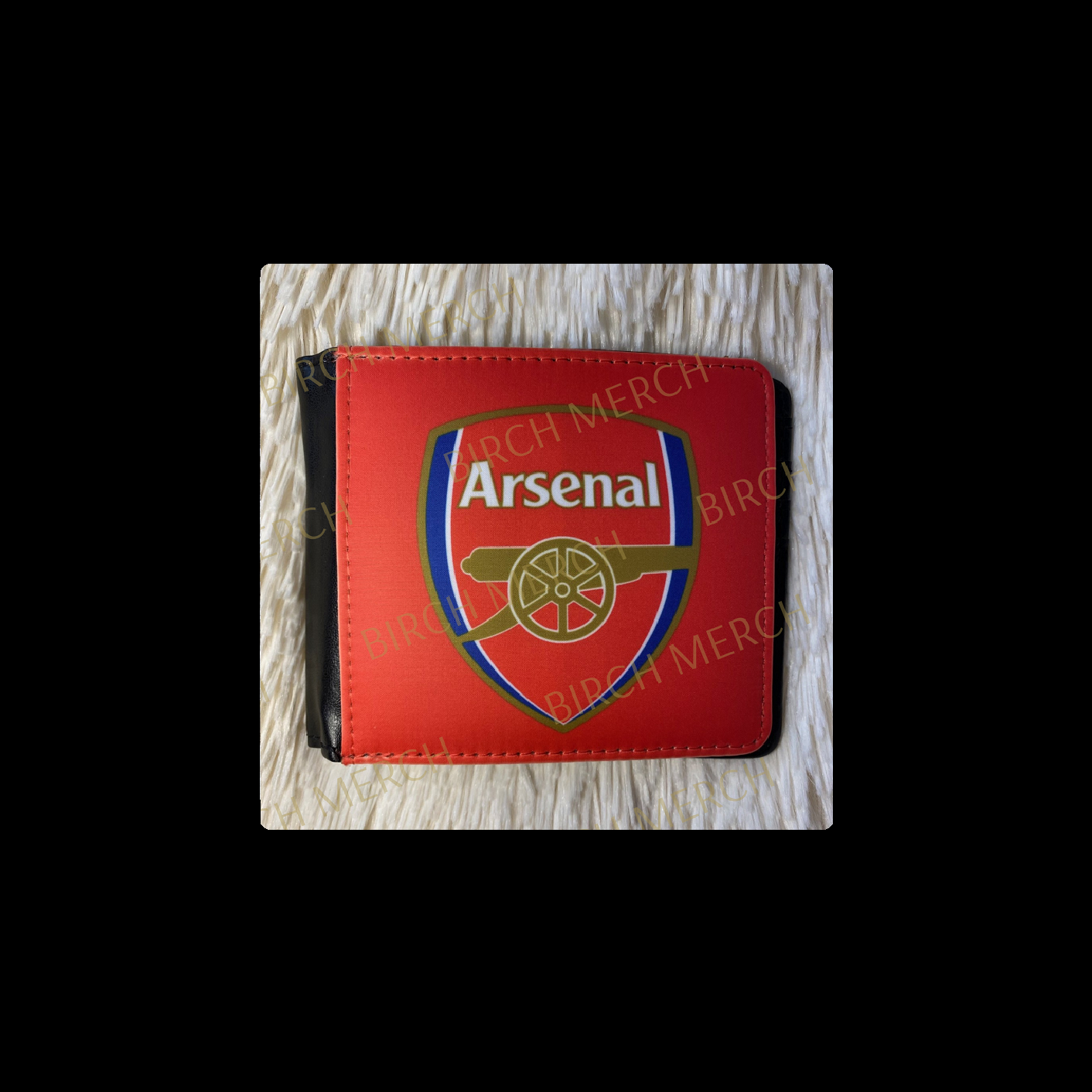 Arsenal Red Badge PU Material Wallet 10cm x 9.5cm