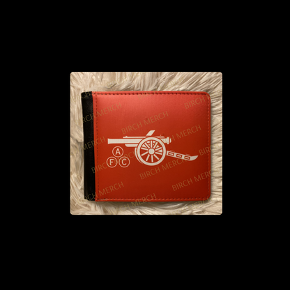 Arsenal Red & White 1978-1979 Badge PU Material Wallet 10cm x 9.5cm