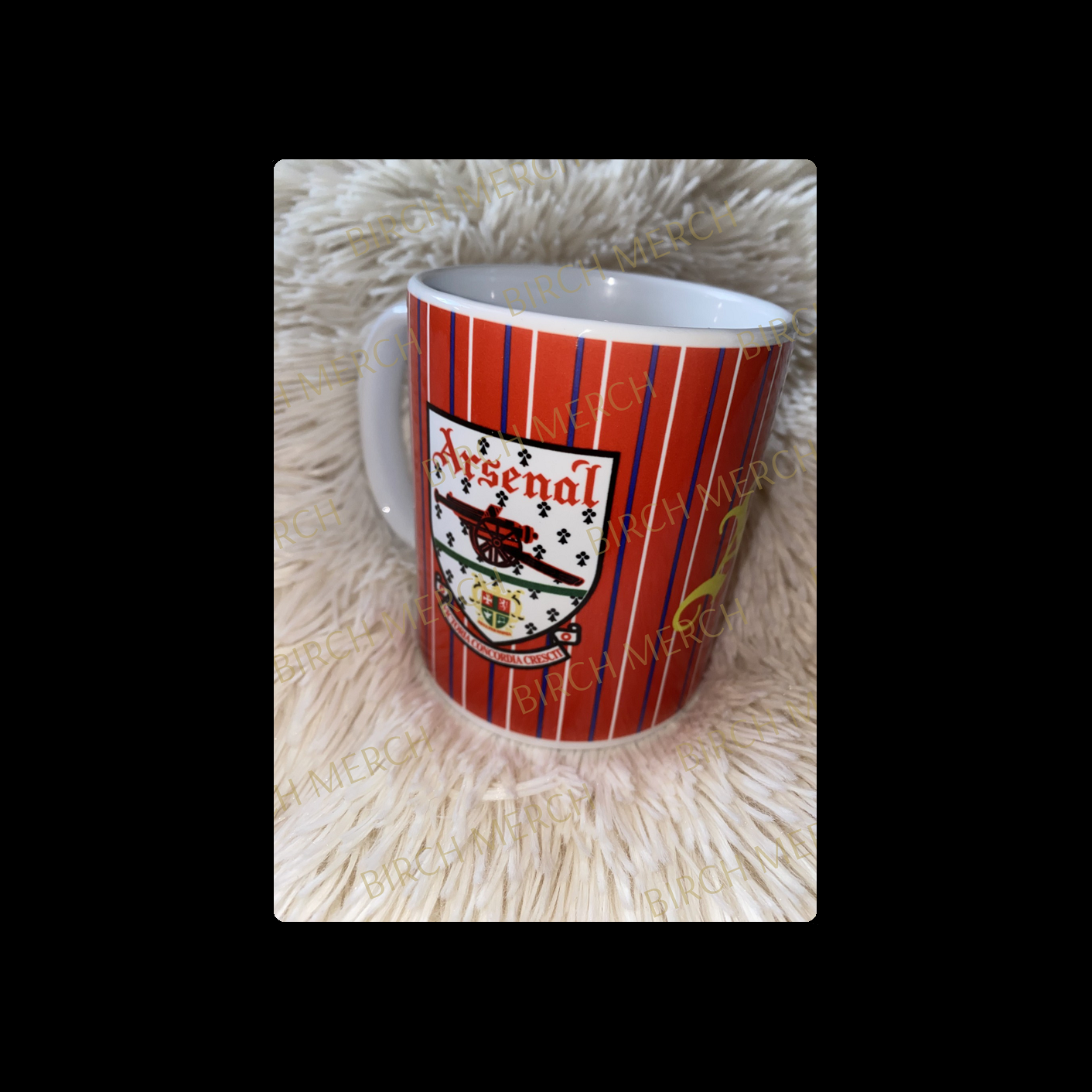 Arsenal 1990-1993 Badge Retro Style Red 11oz (330ml) Mug Full Wrap