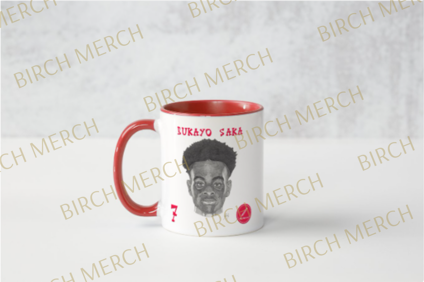 Arsenal Current Players Bukayo Saka 11oz (330ml) Mug