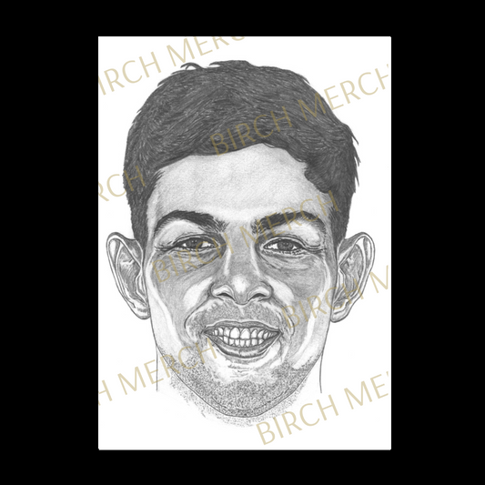 Arsenal Current Players Emile Smith Rowe Portrait Print