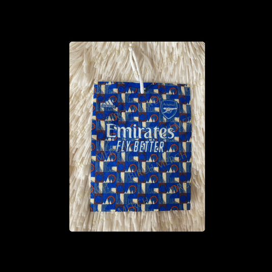 Arsenal 2021/22 TFL (Transport For London) Pre Match Kit Double Sided Air Freshener 10cm x 7.5cm