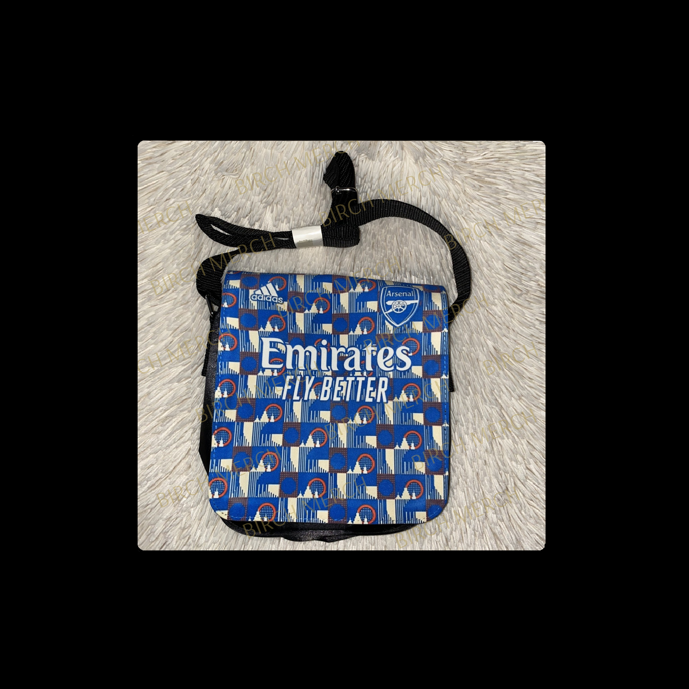 Arsenal 2021/22 TFL (Transport For London) Pre Match Kit Crossover Shoulder Bag 22cm x 19cm