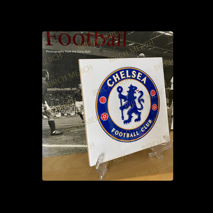 Chelsea Badge Ceramic Tile 15cm x 15cm (6" x 6") Supplied With Clear Stand