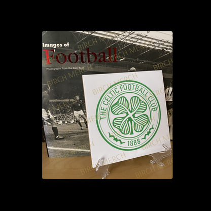 Celtic Badge Ceramic Tile 15cm x 15cm (6" x 6") Supplied With Clear Stand