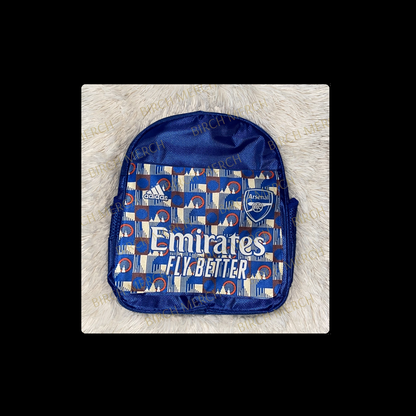 Arsenal 2021/22 TFL (Transport For London) Pre Match Kit Blue Canvas Backpack 33cm x 31cm