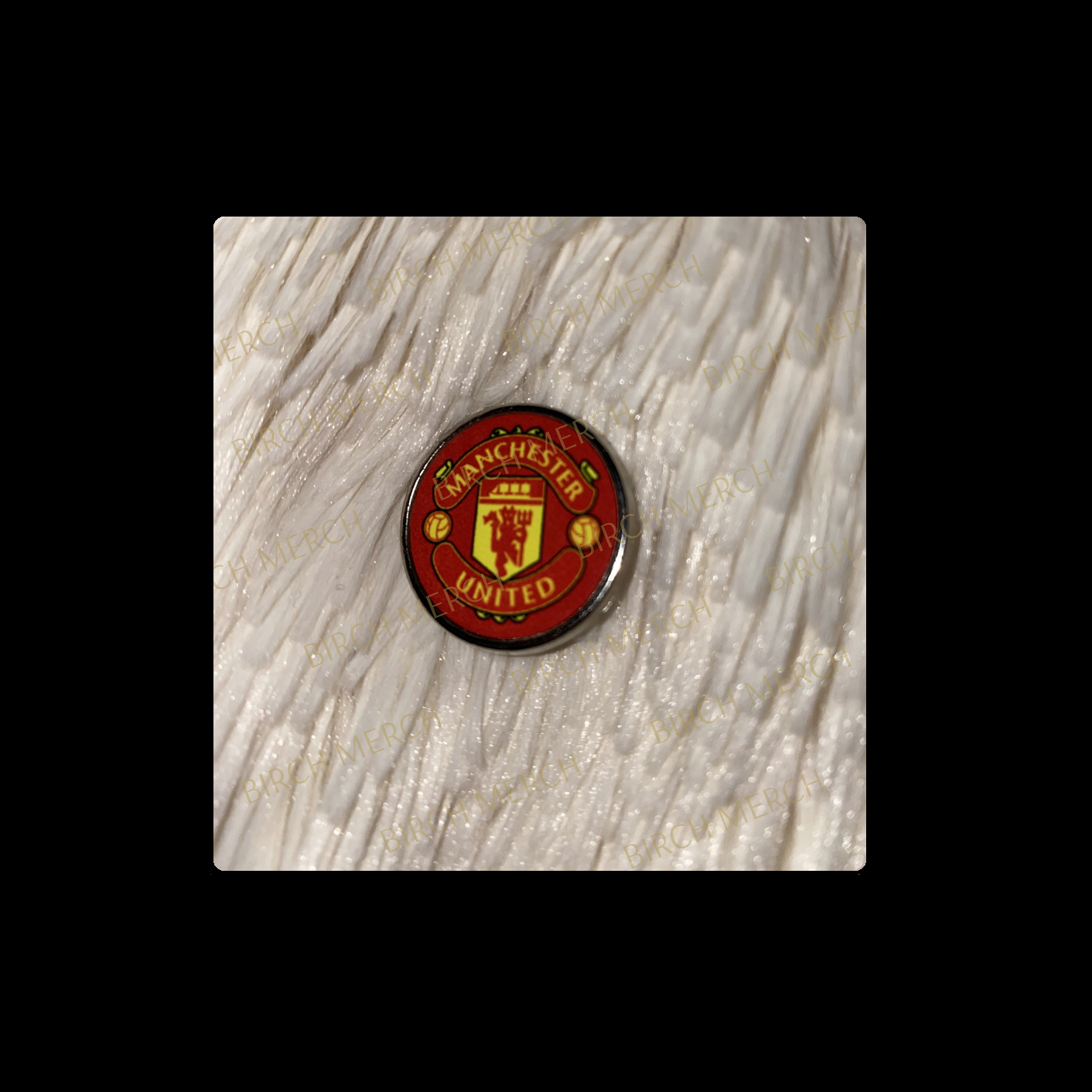 Manchester United Badge Round Pin Badge 20mm