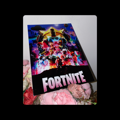 Fortnite Metal Bar Sign 15cm x 20cm