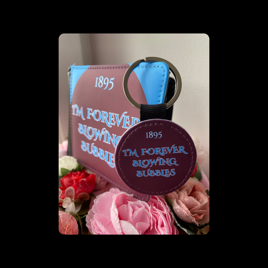 West Ham United Blowing Bubbles PU Material Wallet & Keyring