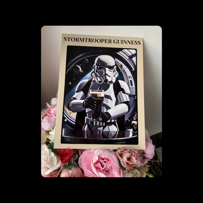 Star Wars Stormtrooper Guinness Metal Sign 15cm x 20cm