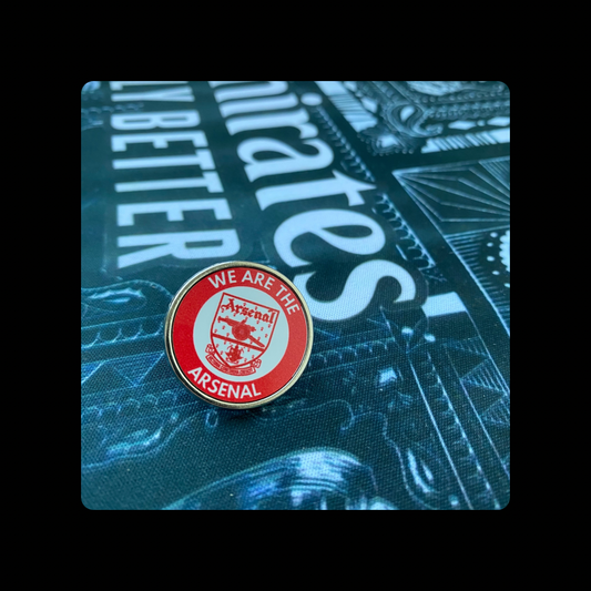 Arsenal 1949-1990 Badge We Are The Arsenal Round Pin Badge 20mm