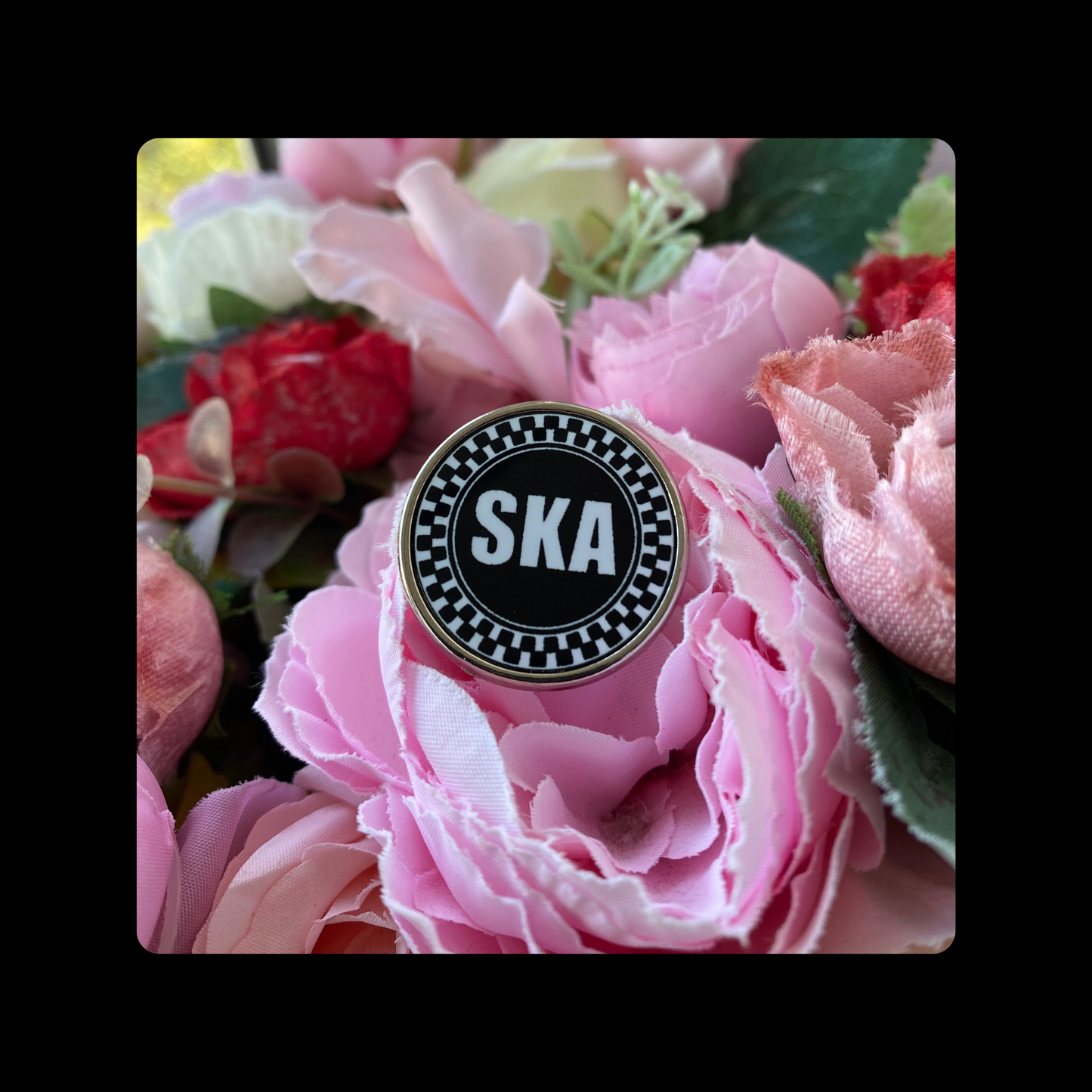 Ska Round Pin Badge 20mm