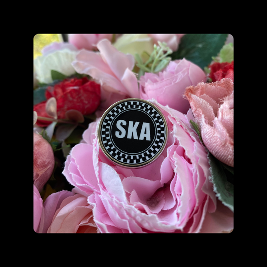 Ska Round Pin Badge 20mm