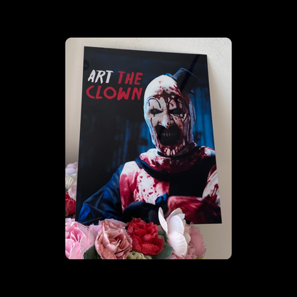 Art The Clown Metal Bar Sign 15cm x 20cm