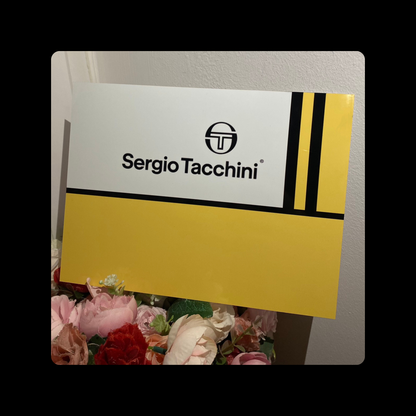 Sergio Tacchini 80’s Football Casual Terrace Culture Style Metal Bar Sign 15cm x 20cm