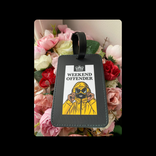 Weekend Offender PU Material Luggage Tag