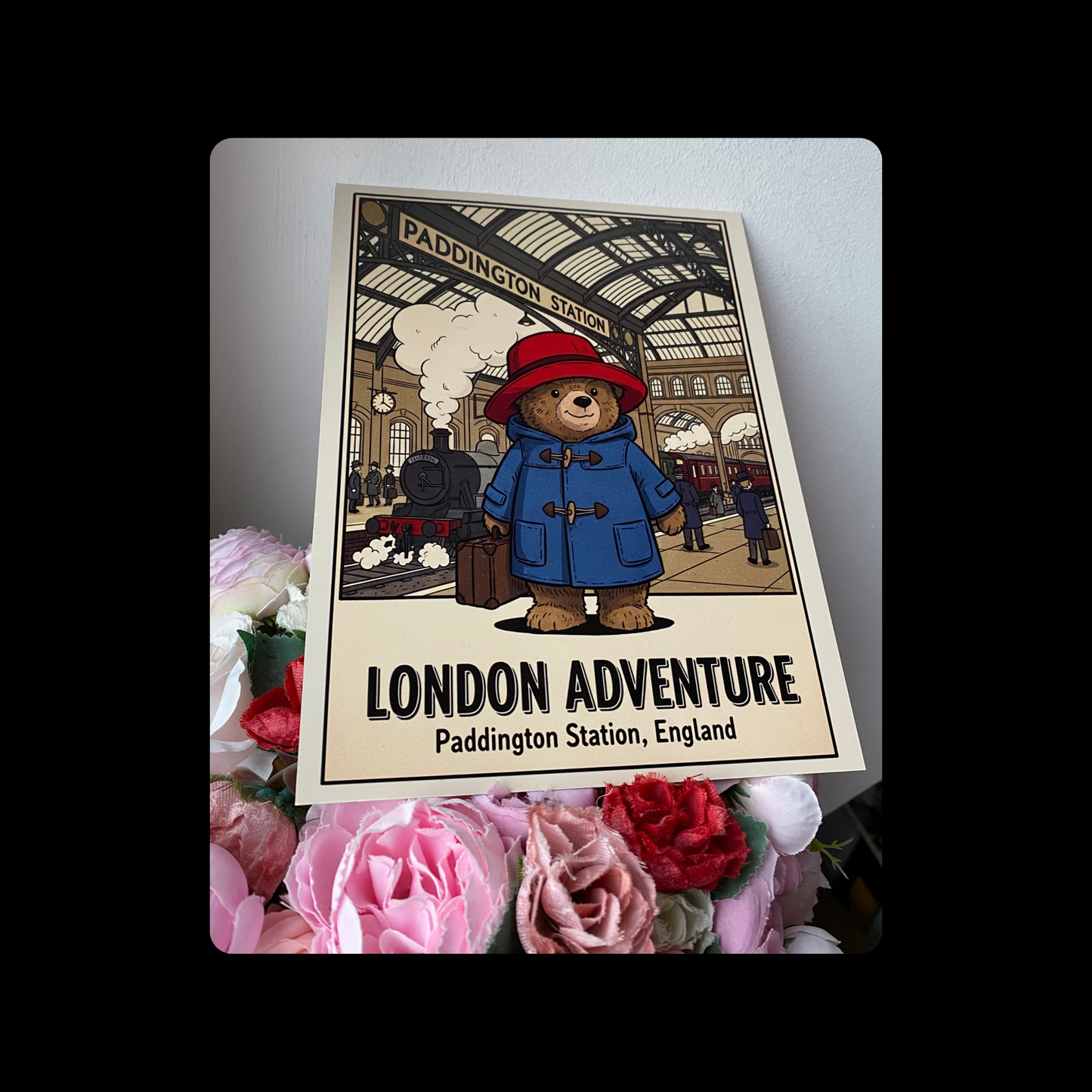 Paddington Bear London Adventure Metal Bar Sign 15cm x 20cm