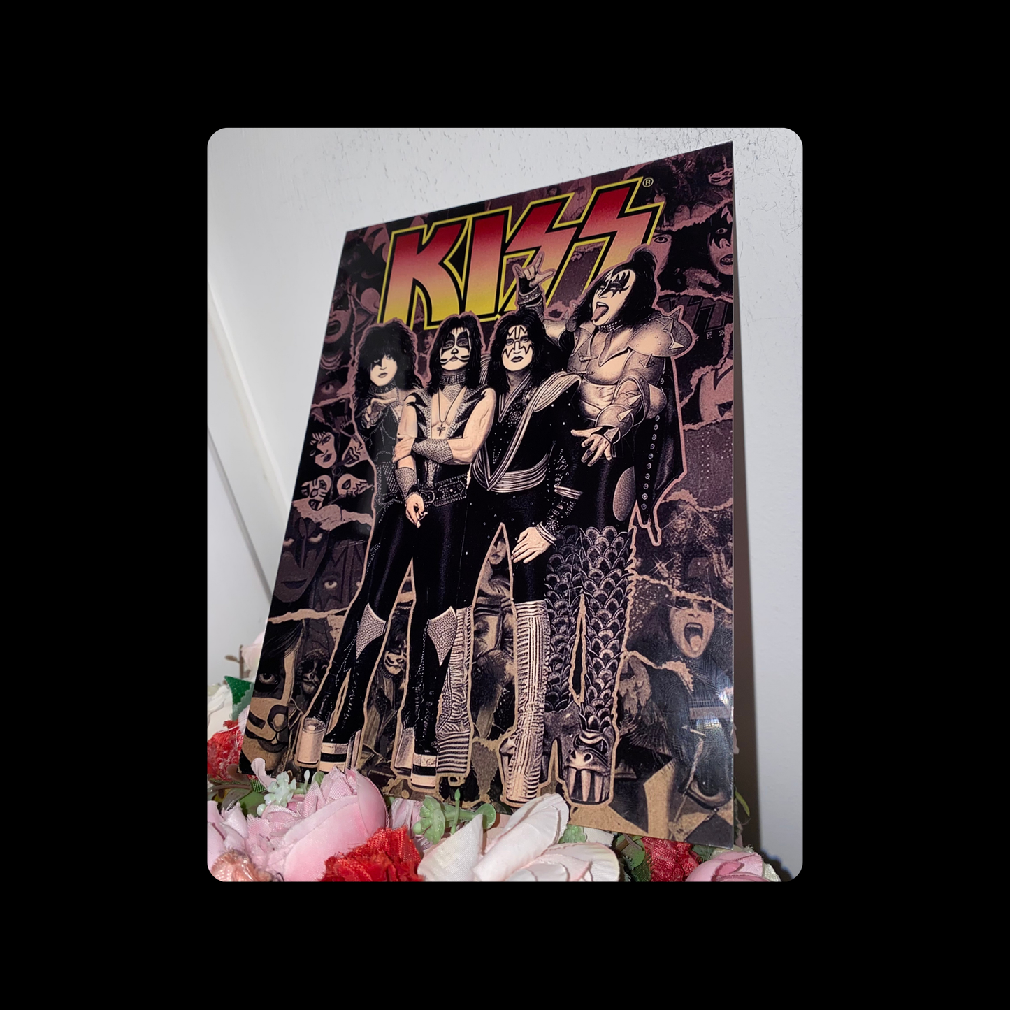 KISS Metal Bar Sign 15cm x 20cm