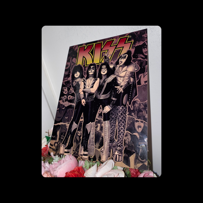 KISS Metal Bar Sign 15cm x 20cm