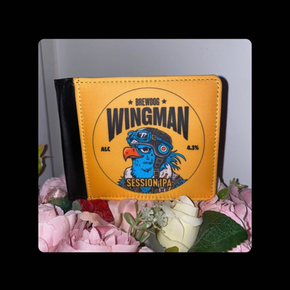 BrewDog Wingman Beer PU Material Wallet 10cm x 9.5cm