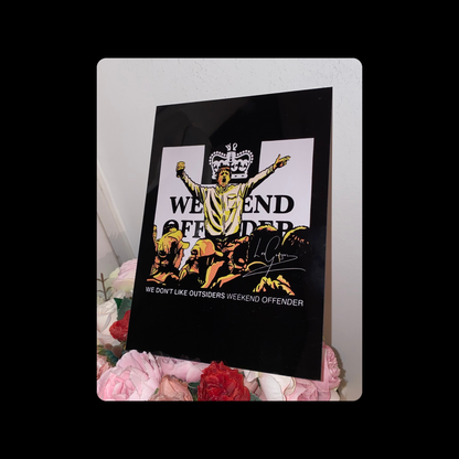 Weekend Offender Bovver Green Street Bovver Football Casuals Metal Bar Sign 15cm x 20cm