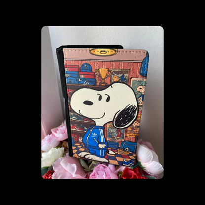 Snoopy Adidas Archive PU Material Passport Holder