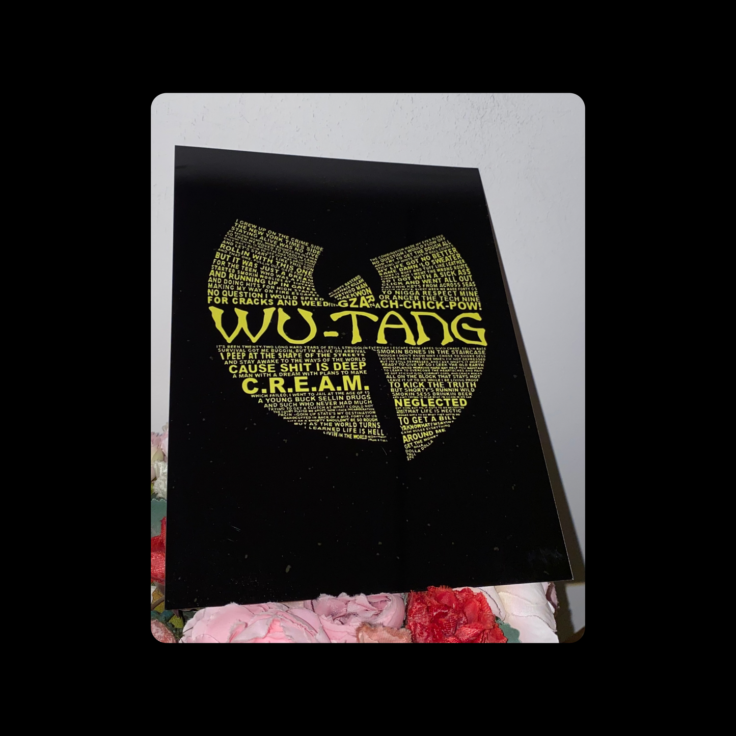 Wu-Tang Clan Metal Bar Sign 15cm x 20cm