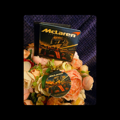 McLaren F1 Formula One PU Material Wallet & Keyring