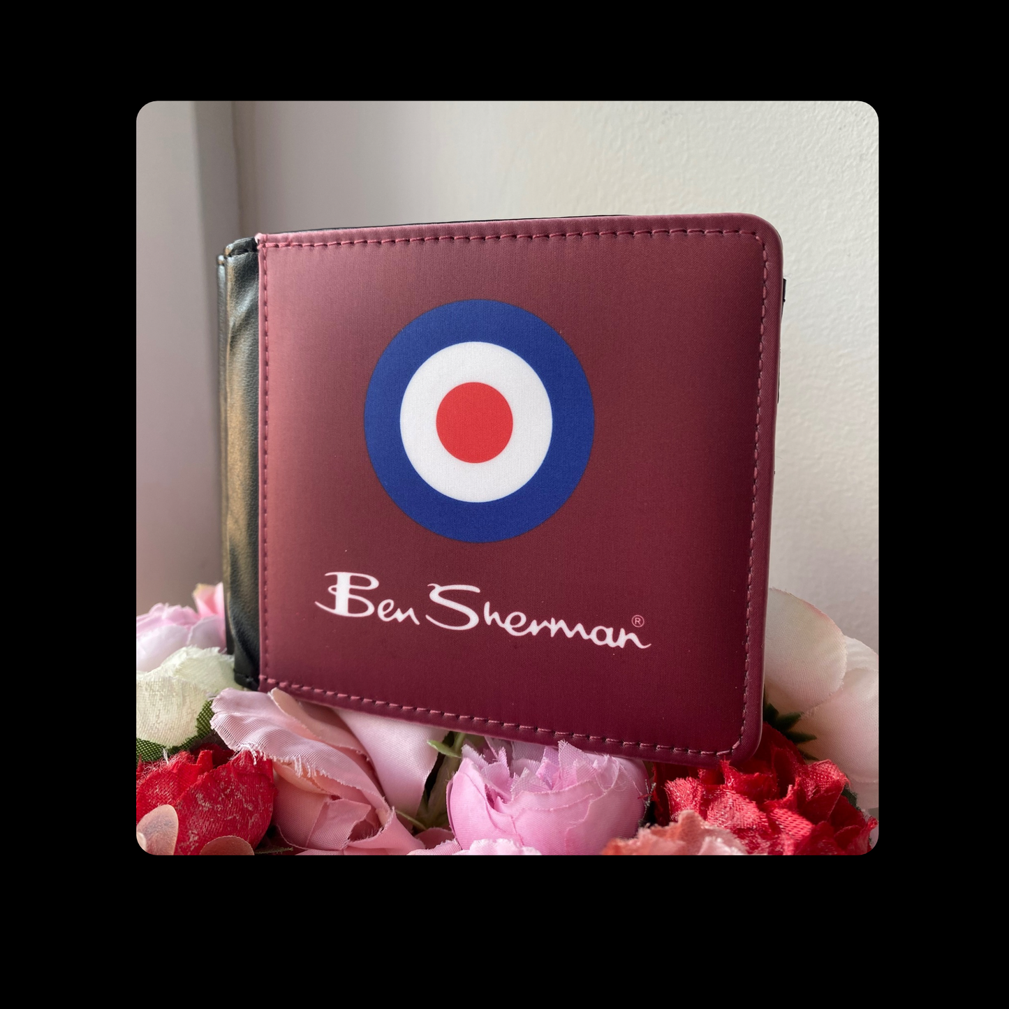 Ben Sherman Burgundy PU Material Wallet