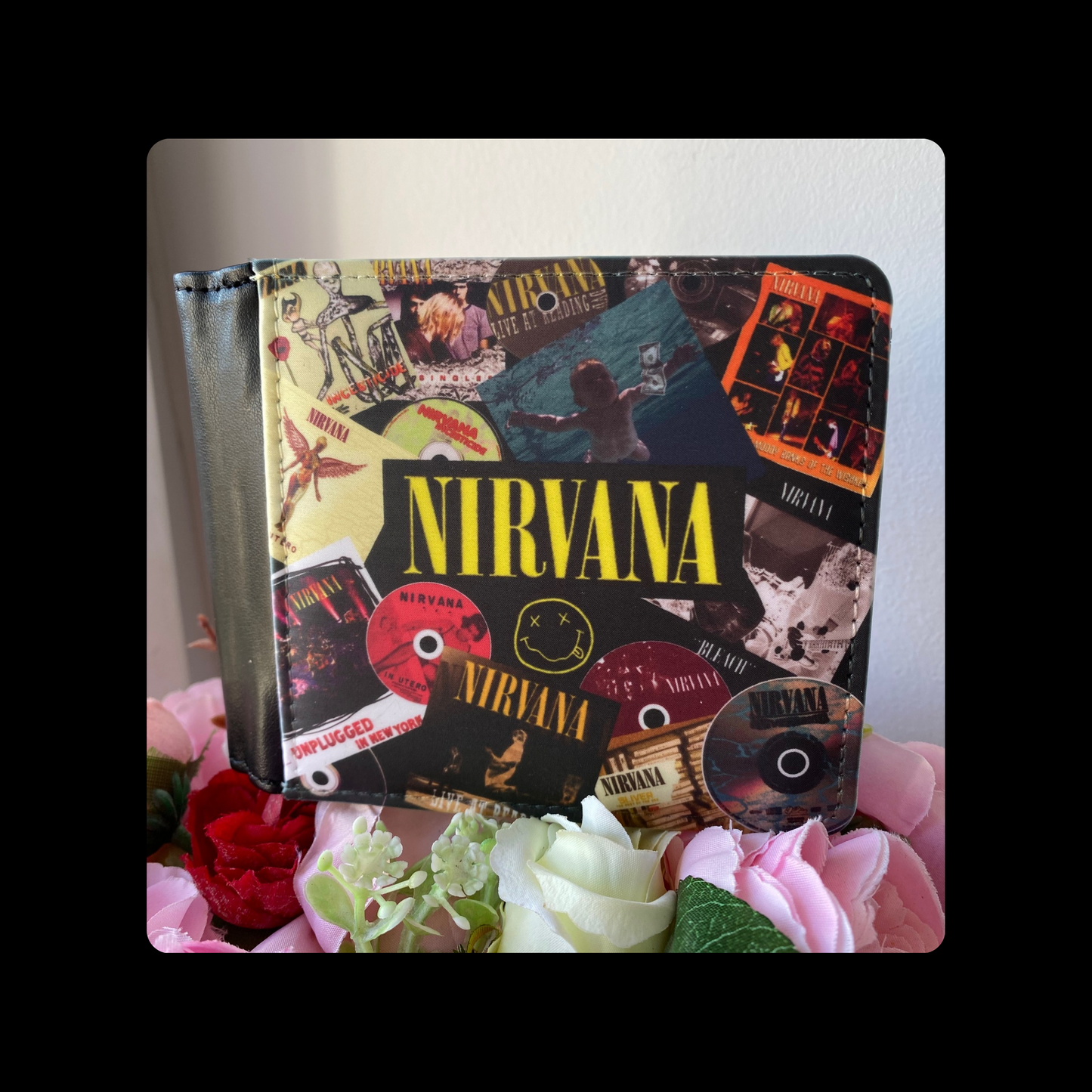 Nirvana PU Material Wallet 10cm x 9.5cm