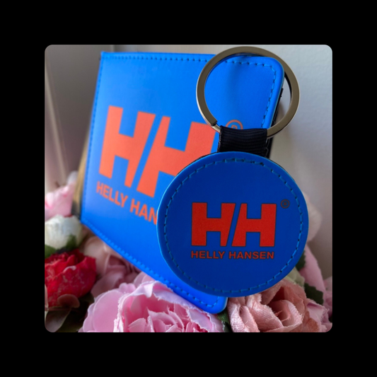 Helly Hansen Blue & Orange PU Material Wallet & Keyring