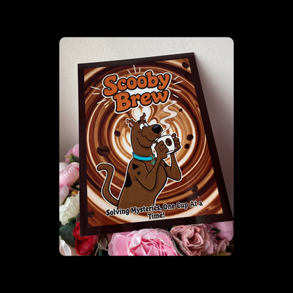 Scooby Doo Scooby Brew Coffee Metal Bar Sign 15cm x 20cm